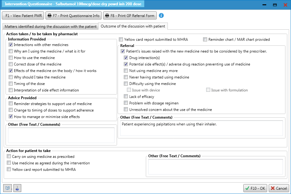 Intervention Questionnaire