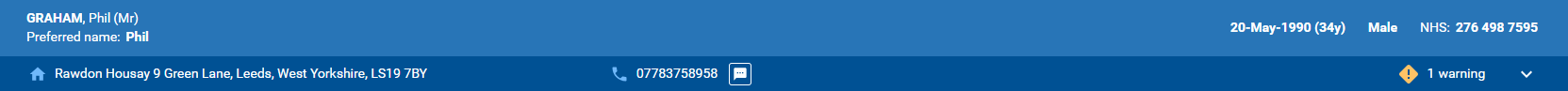 Active banner