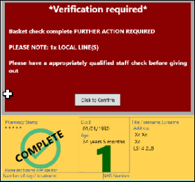 An image of a Script Preview with a verification warning across the top.